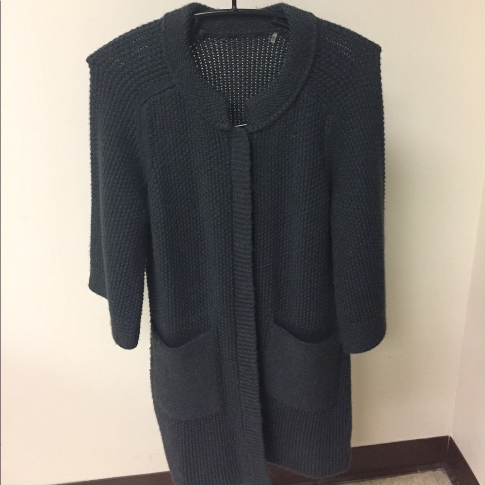 TAHARI sweater coat