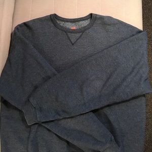 Hanes Dark Blue Men’s Crew Neck Sweatshirt