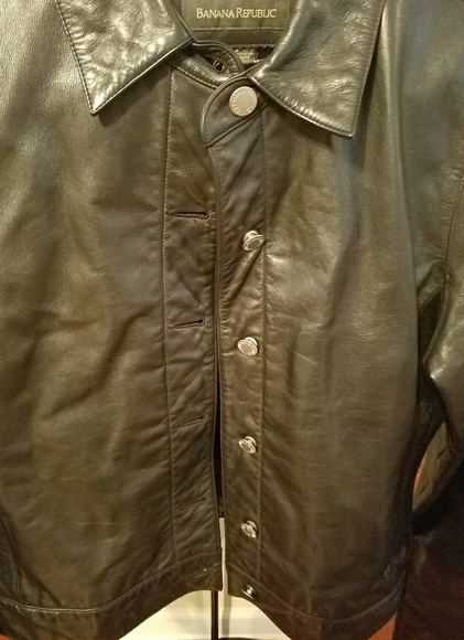 Banana Republic leather jacket - Picture 2 of 7