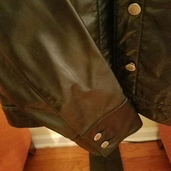 Banana Republic leather jacket - Picture 3 of 7