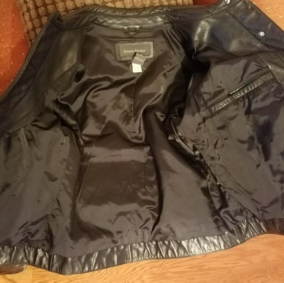 Banana Republic leather jacket - Picture 6 of 7