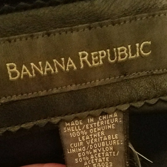 Banana Republic leather jacket - Picture 7 of 7