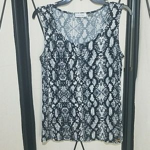 Snake print shell/tank