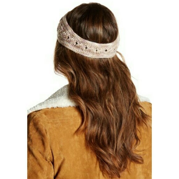 Helen Kaminski Annie wool headband in Dusty Pink