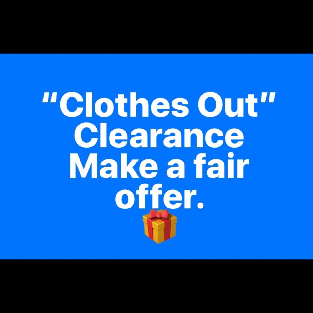 Offer a BUNDLE!! Closet Closing Dec. 1st