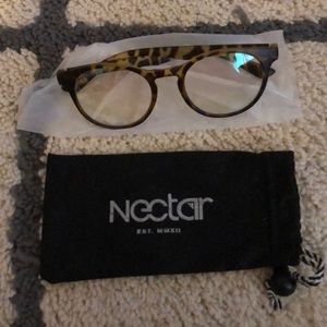 Nectar blue light blocking glasses, Light Tortoise