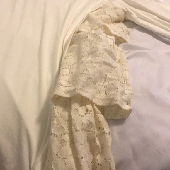 Cream Ruffled Top - Picture 2 of 3