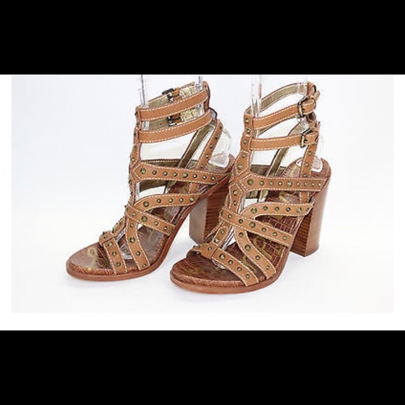 Sam Edelman Kieth Brown Studded Gladiator Sandal - Picture 2 of 2