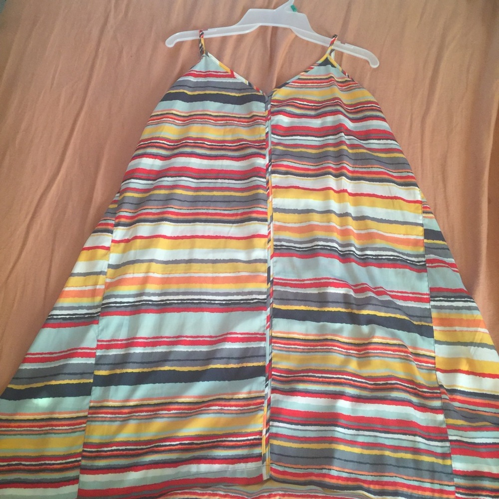 Jack spaghetti strapped shift dress sz 10