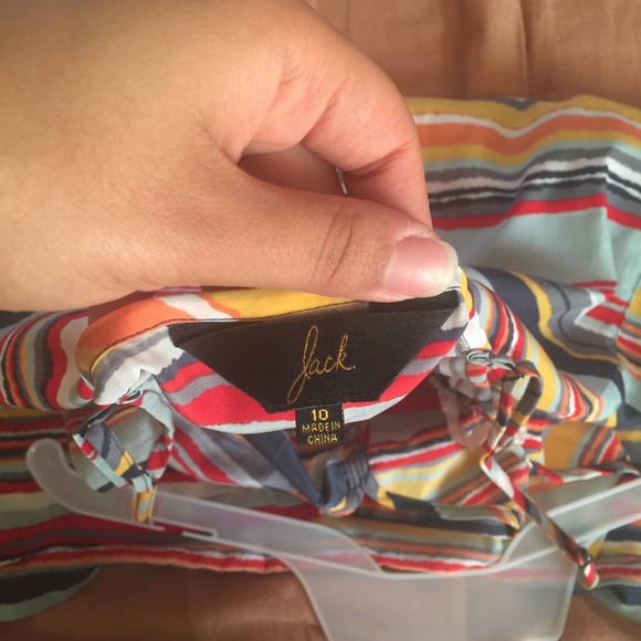 Jack spaghetti strapped shift dress sz 10 - Picture 2 of 3