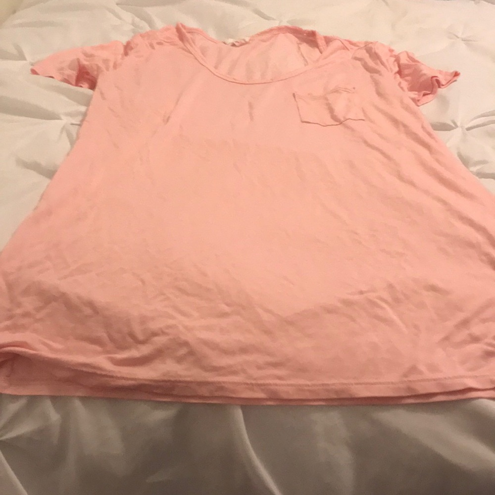 Pink Pocket Tee