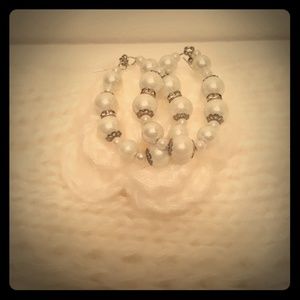 Beautiful pearl earrings