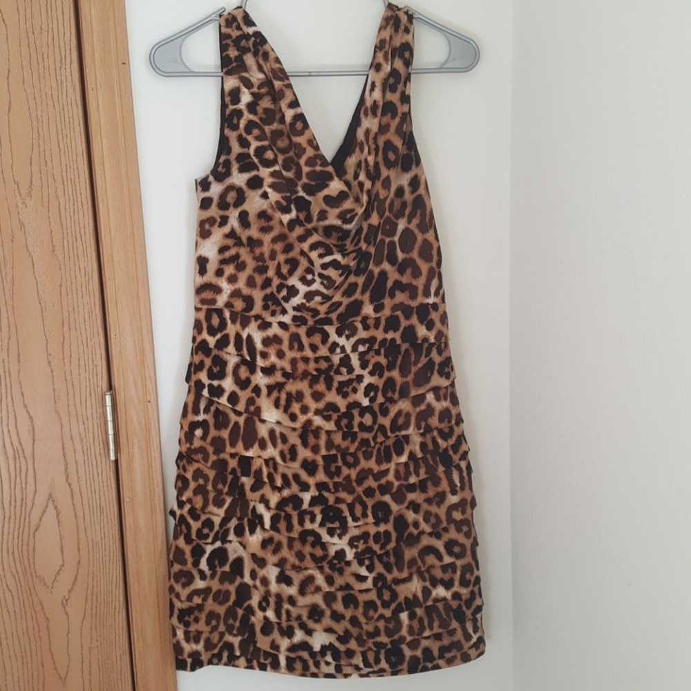 Leopard print dress