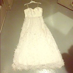 Davids bridal dress.. only tried it on.