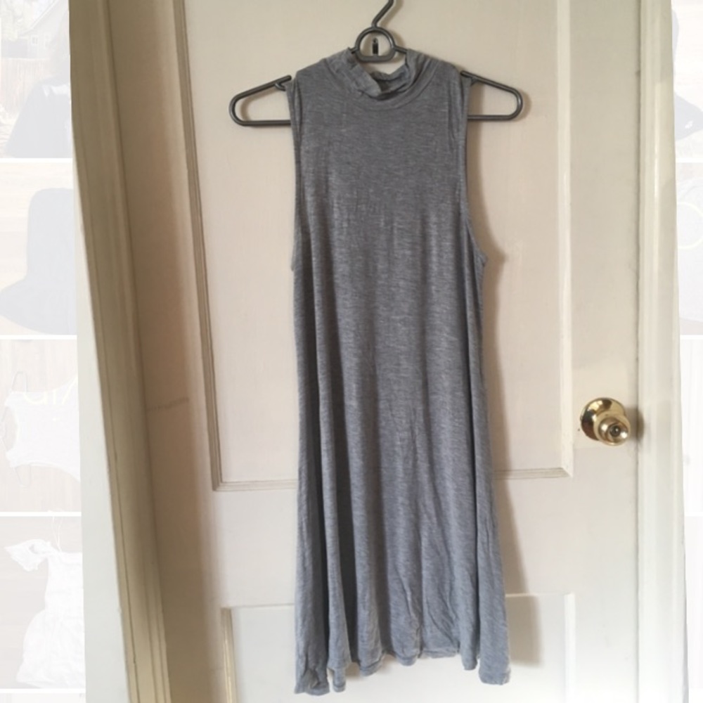 Mock neck dress