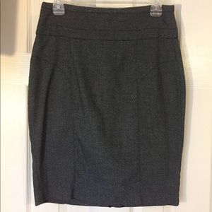 Grey Pencil Skirt