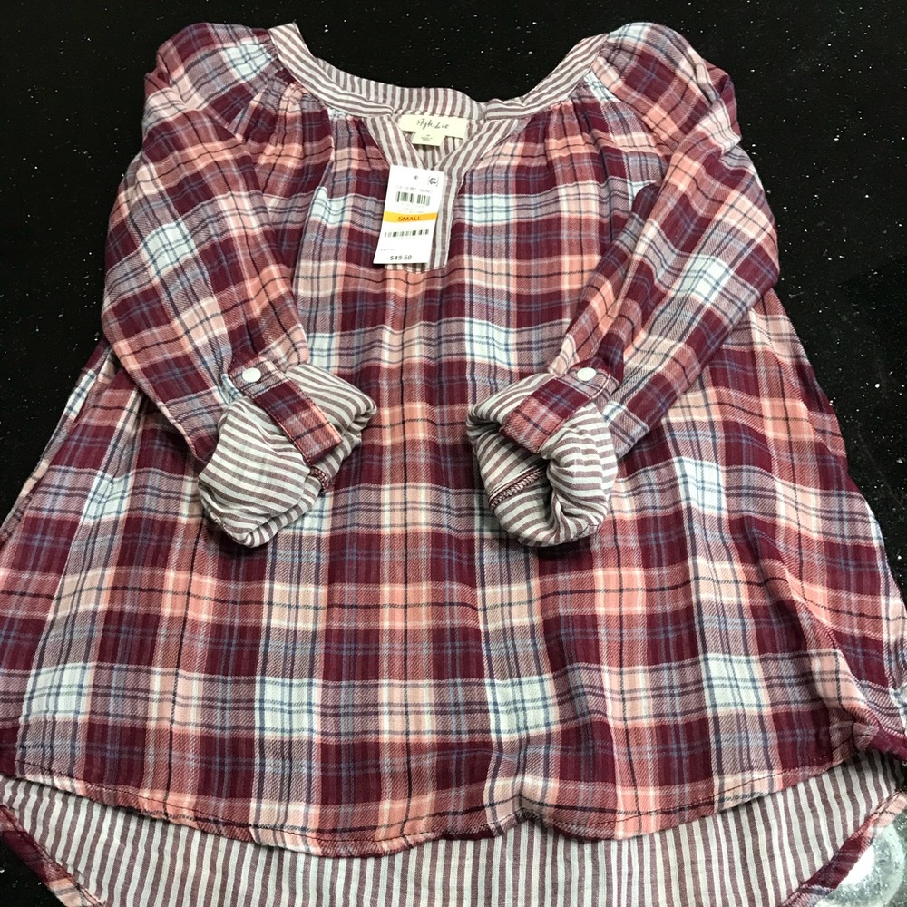 Style & Co cotton shirt size S