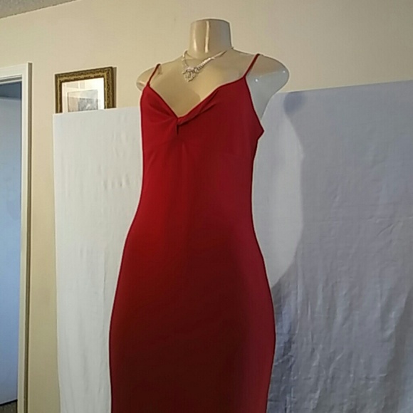 Kitty Womens Red Evening Gown ..Size L - Picture 6 of 8