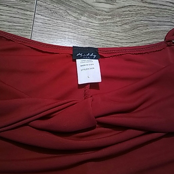 Kitty Womens Red Evening Gown ..Size L - Picture 8 of 8