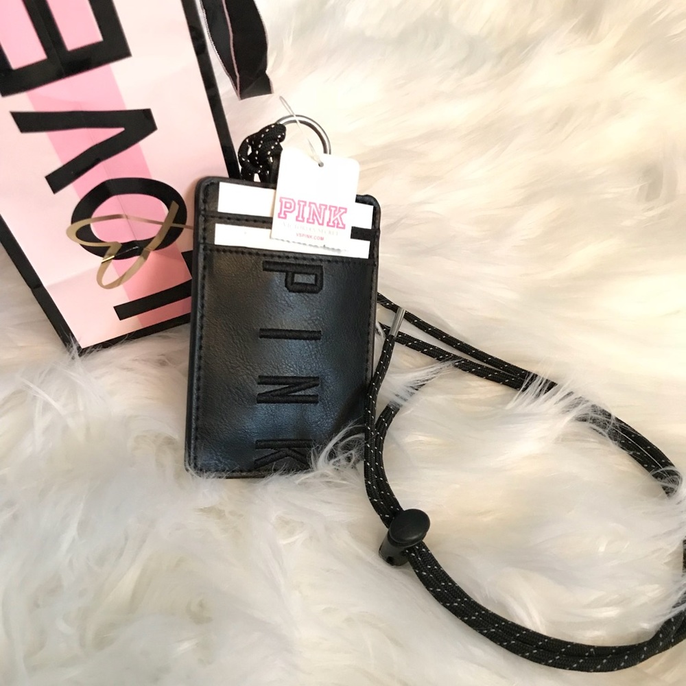 VICTORIA’S SECRET PINK ID HOLDER/LANDYARD NEW