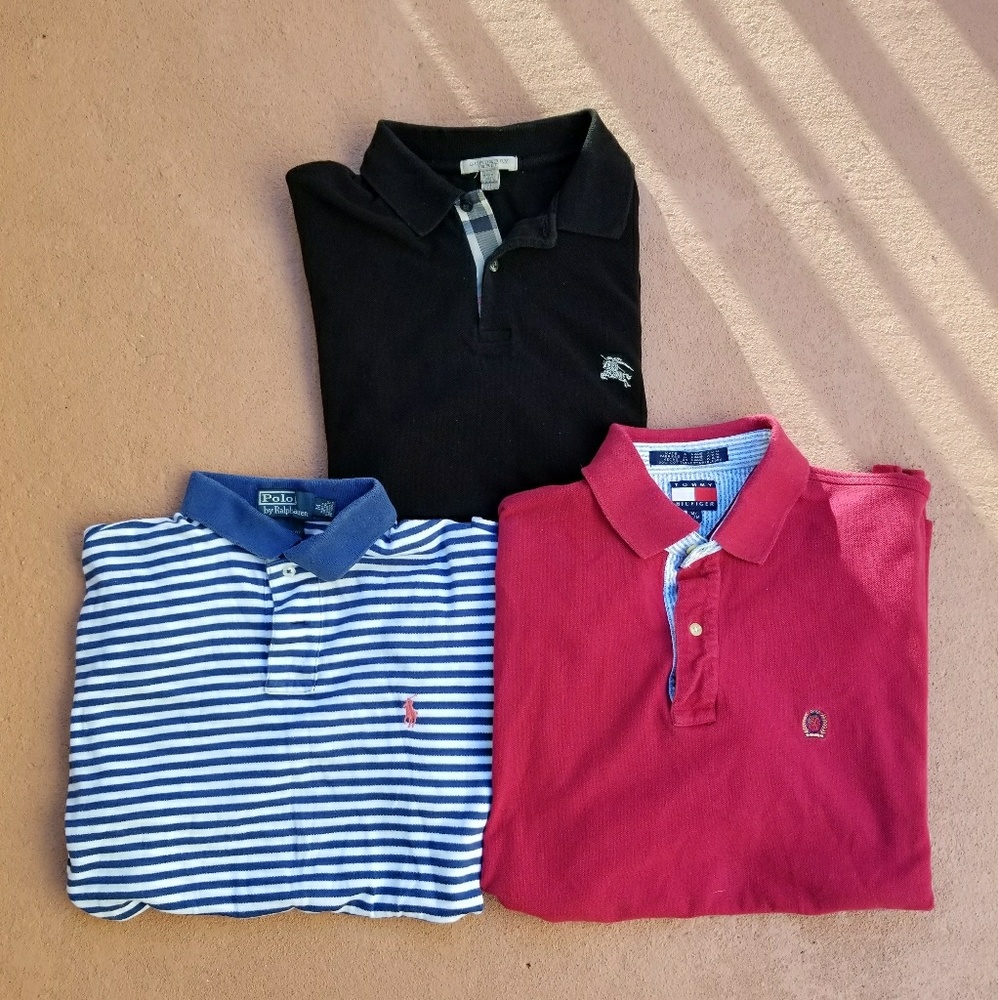 VTG Polo Shirt 3 Pack Sz Medium
