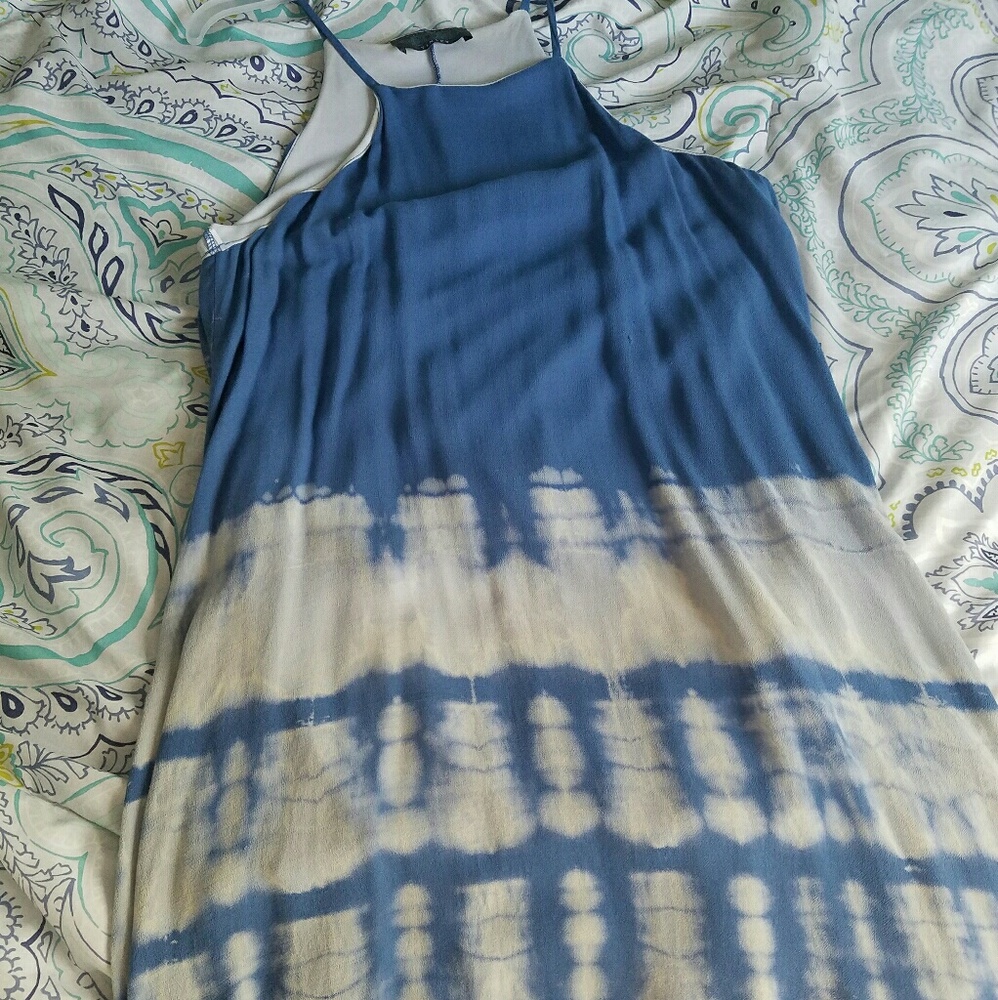 Tie dye high neck dress size L