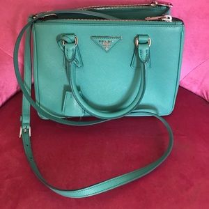 Prada Double Zip Lux Saffiano