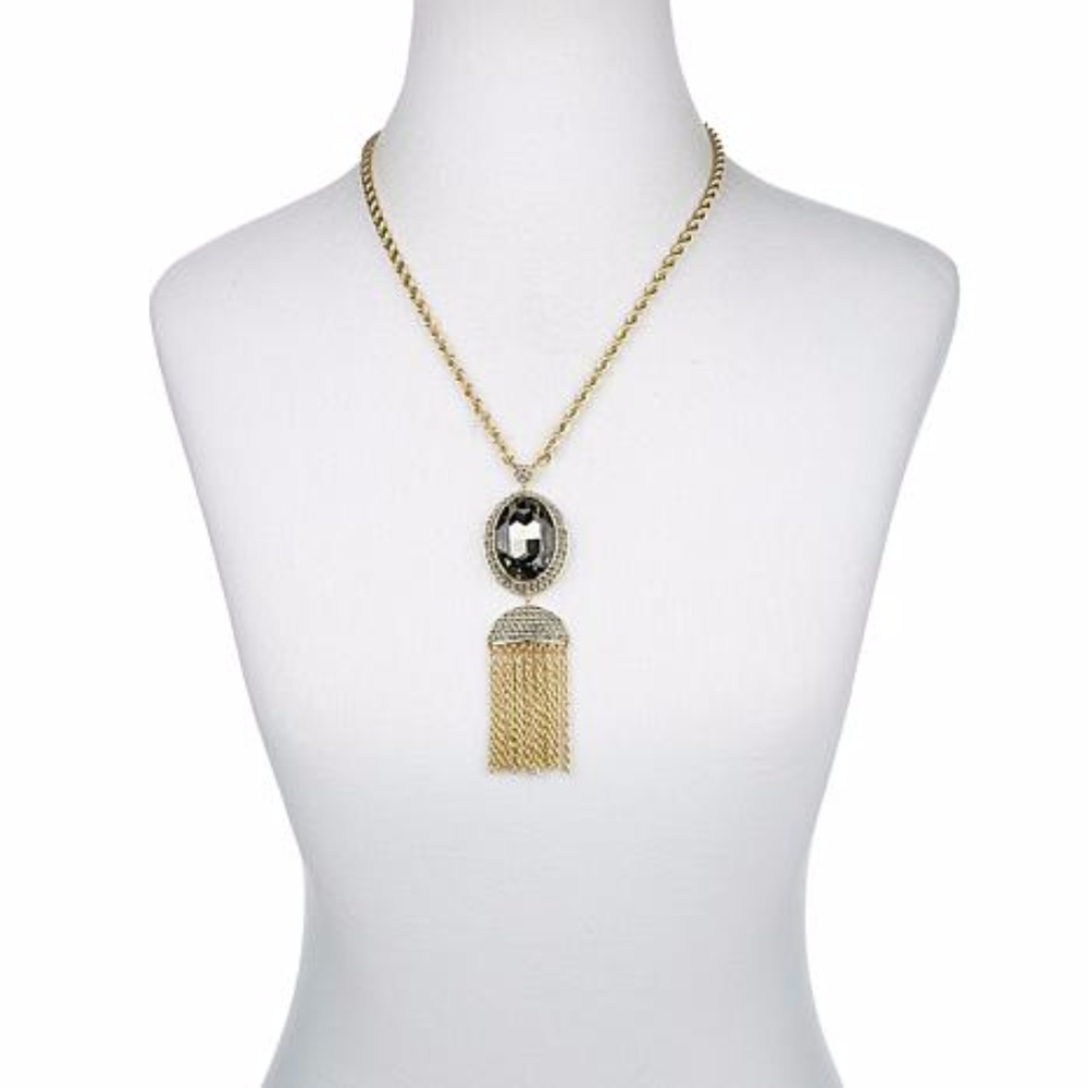 AKKAD "You Rock" Brown Stone and Black Diamond-