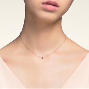 SAPHIRS LÉGERS DE CARTIER NECKLACE. PINK GOLD.