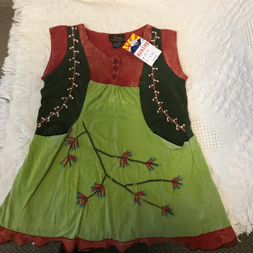 Girls Bohemian top