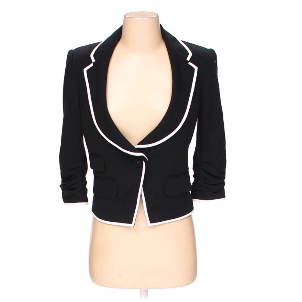 LaRok Black and White Blazer