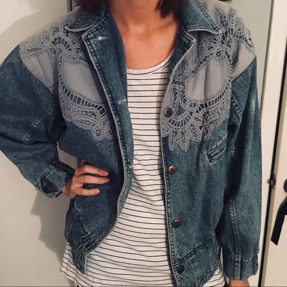 Vintage blue jean jacket