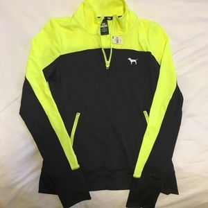 Victoria Secret Pink mock half zip pullover