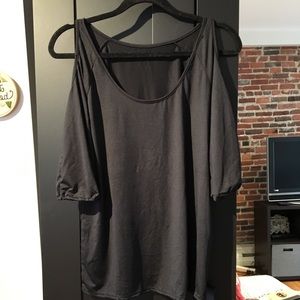 Open shoulder black top - BRAND NEW - NEVER WORN