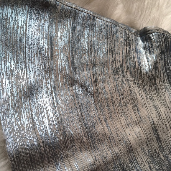 Authentic new HERVE LEGER EVA DRESS IN ICY GRAY - Picture 5 of 8