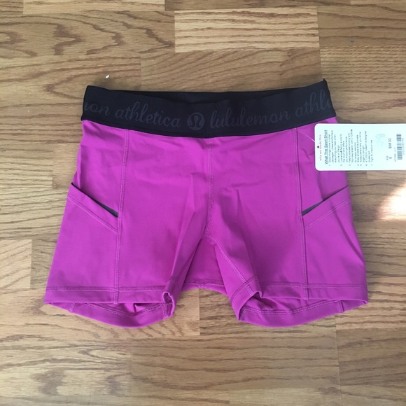 lululemon athletica Pants - Lulu purple running/exercise shorts