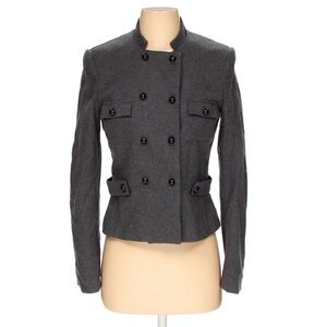 H&M Gray Buttoned Blazer
