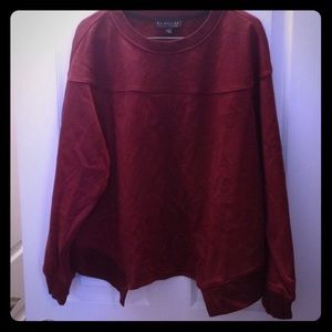 Women's 22/24w Eloquii maroon sweatshirt