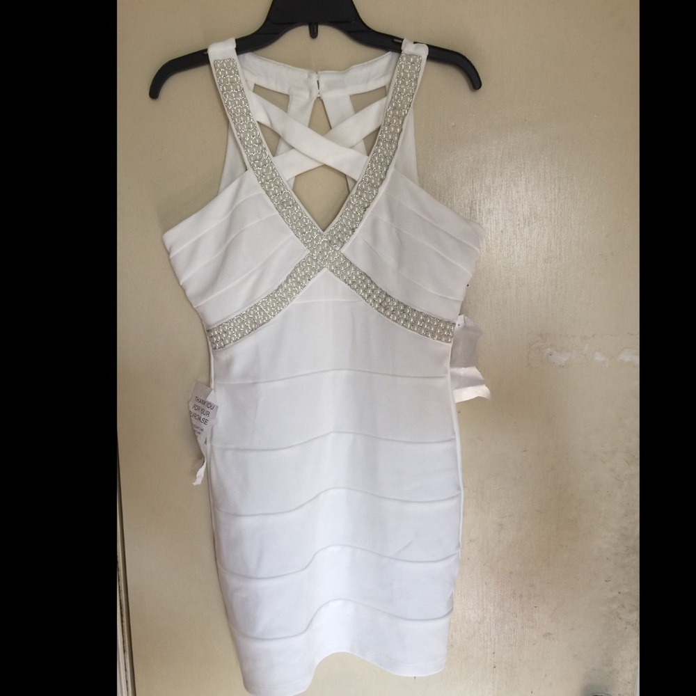 White Fancy Dress Size 11