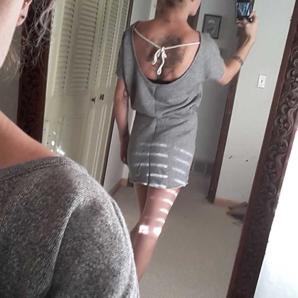 Victoria's secret sweatshirt material dress.
