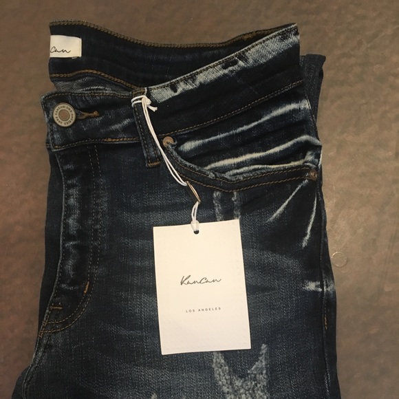 Kan Can Distressed Ankle Skinny - Picture 3 of 6