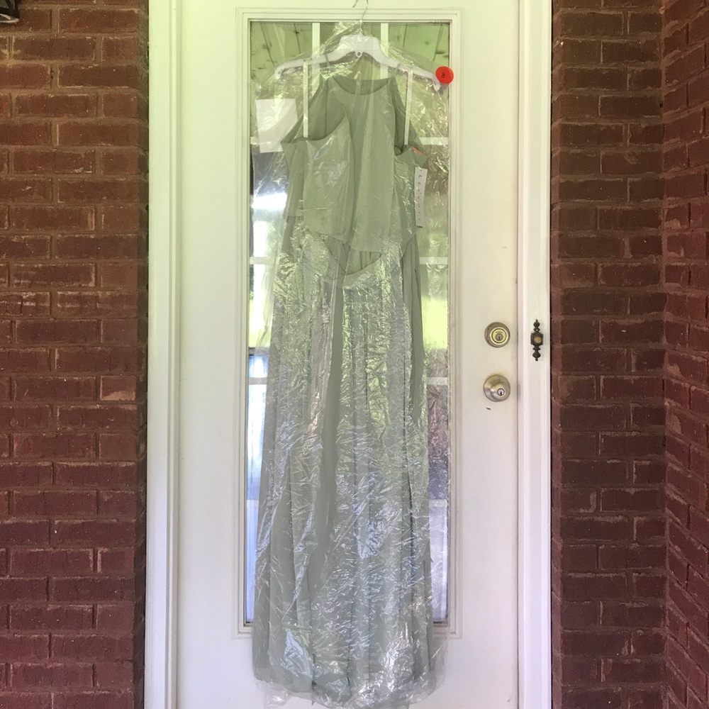 Bill Levkoff Pistachio Bridesmaid Dress size 18XL