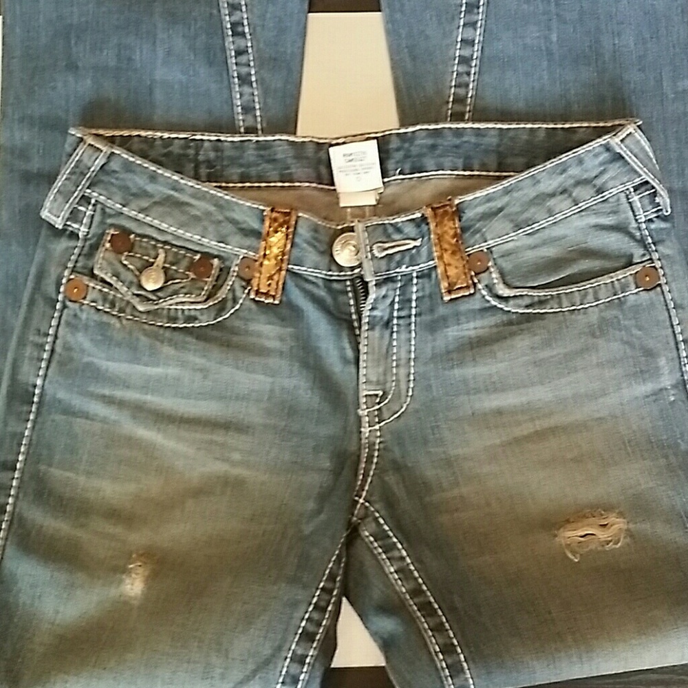 Authentic True Religion Jean w/Real Python Trim - Picture 4 of 7