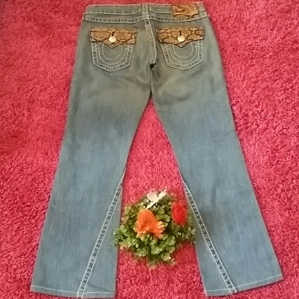 Authentic True Religion Jean w/Real Python Trim - Picture 6 of 7