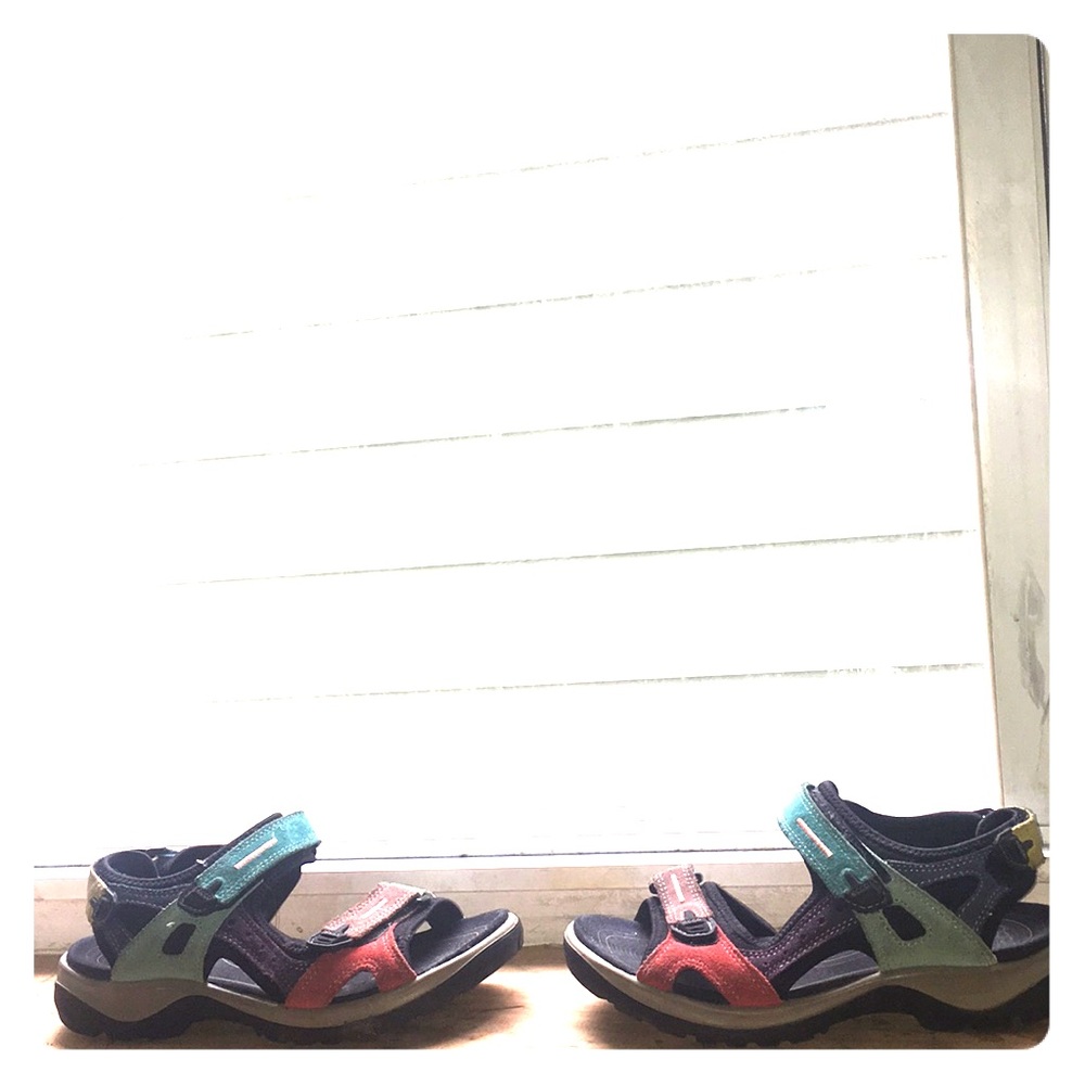 Ecco Velcro Strap Sandals