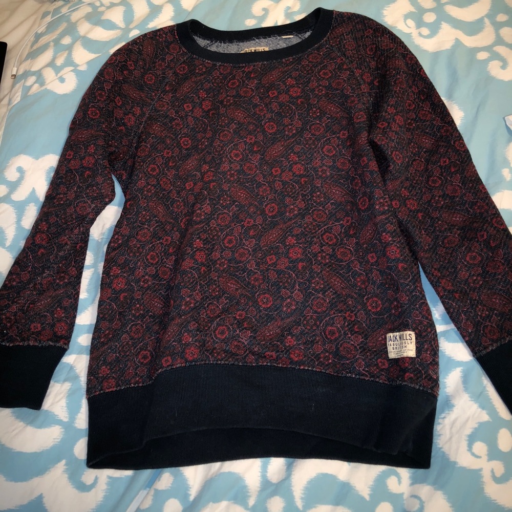 Jack wills floral sweater