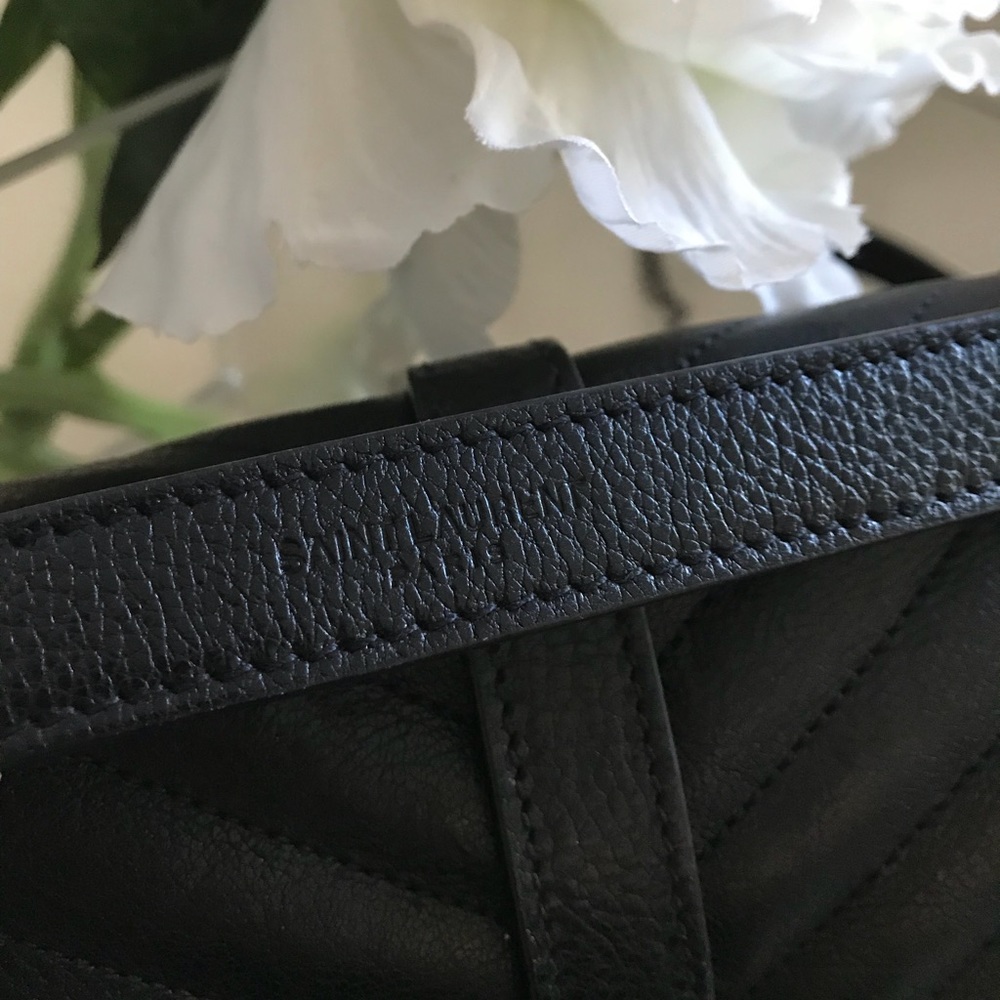 YSL Medium Monogram Quilted Calfskin Shoulder Bag - Picture 2 of 8