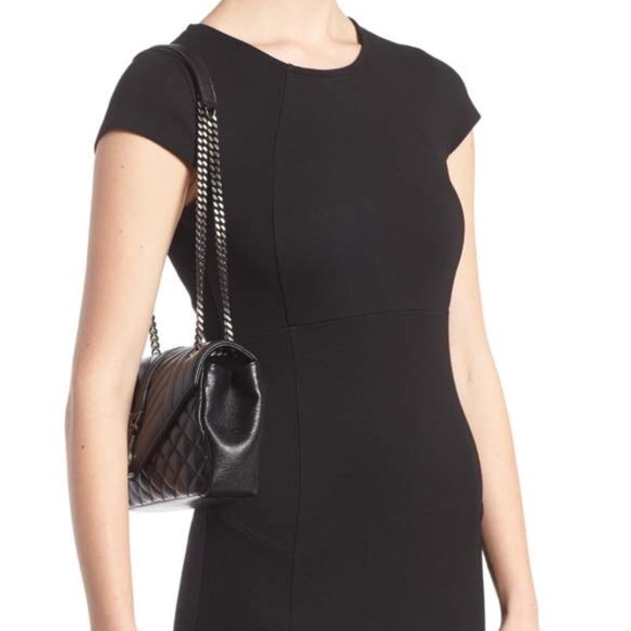 YSL Medium Monogram Quilted Calfskin Shoulder Bag - Picture 6 of 8