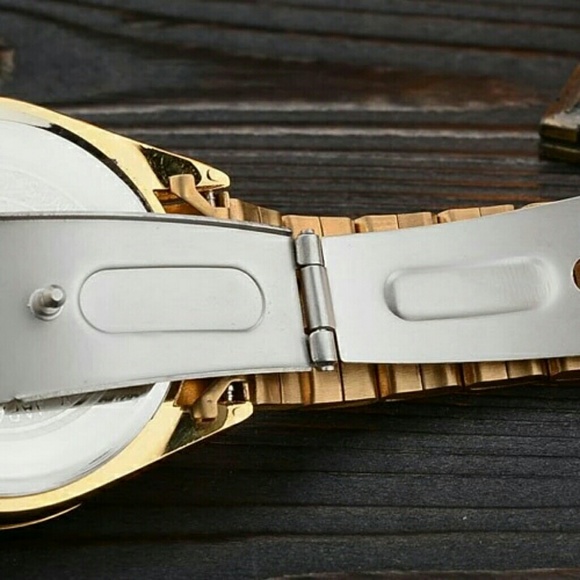 Mens Watches Top Brand Luxury CHENXI Golden Watch - Picture 2 of 5