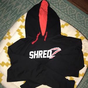 SHREDZ cropped workout hoodie